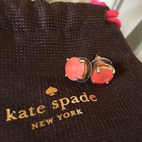 ♤ Kate Spade Gumdrop Gem Earrings ♤ - Picture 1 of 6